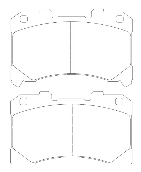 Tarox Bremsbeläge Vorderachse passend für Toyota GR Corolla, Toyota GR Yaris & Toyota Yaris Mk4