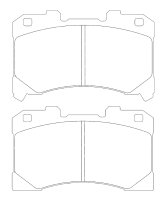 Tarox Bremsbeläge Vorderachse passend für...