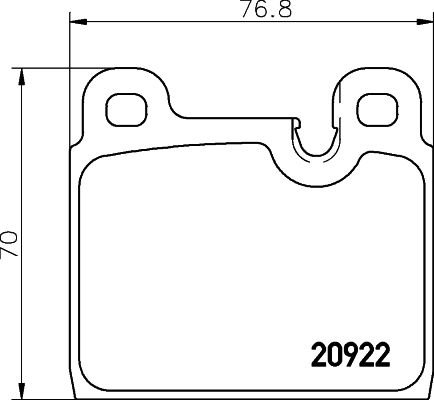 Tarox Bremsbeläge Vorderachse passend für Porsche 911