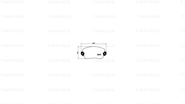 Tarox Bremsbeläge Vorderachse passend für Lancia Beta & Lancia Trevi
