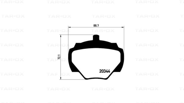 Tarox Bremsbeläge Hinterachse passend für Land Rover Defender, Land Rover Discovery & Land Rover Range Rover