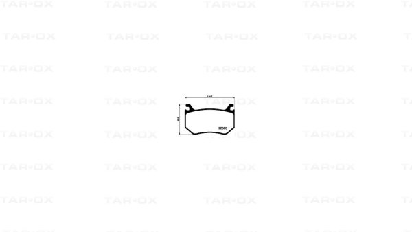 Tarox Bremsbeläge Hinterachse passend für Alfa Romeo Giulia & Alfa Romeo Stelvio