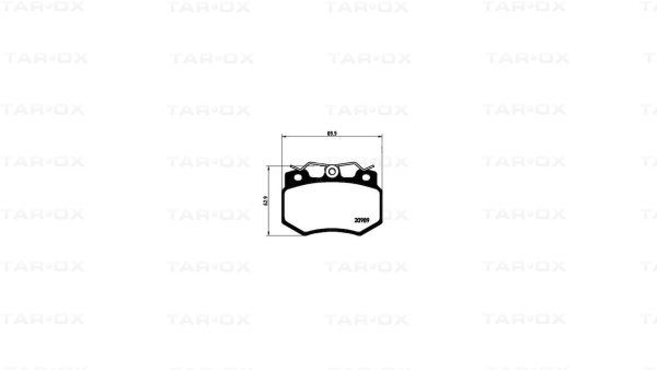 Tarox Bremsbeläge Vorderachse passend für Citroen Visa, Peugeot 205, Peugeot 309