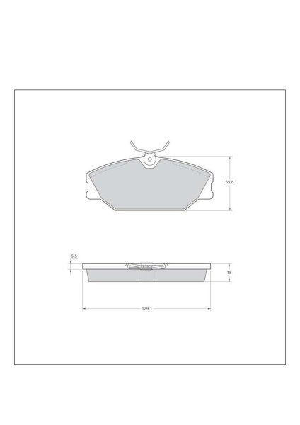 Tarox Bremsbeläge Vorderachse passend für Alpine A610, Renault 25, Renault Alpine, Renault Clio B/C, Renault Laguna, Renault Megane, Renault Safrane, Renault Scenic