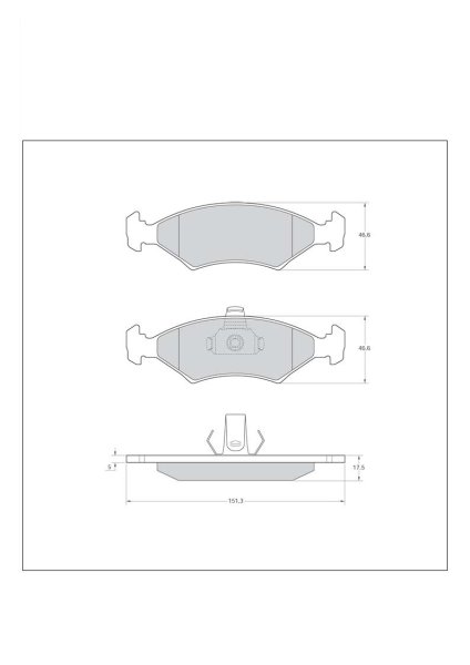 Tarox Bremsbeläge Hinterachse passend für Audi A8 (4E)