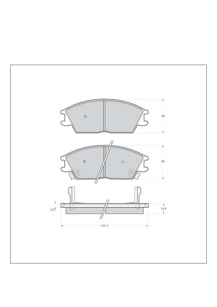 Tarox Bremsbeläge Vorderachse passend für Hyundai Accent, Hyundai Getz, Hyundai Pony, Hyundai S Coupe