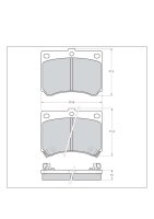 Tarox Bremsbeläge Vorderachse passend für Mazda...