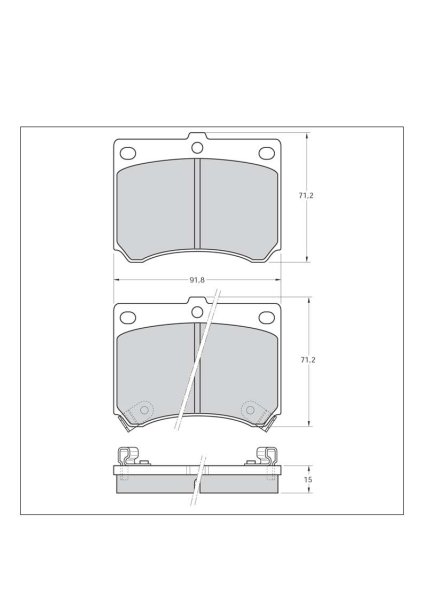 Tarox Bremsbeläge Hinterachse passend für Mazda 323F, Mazda MX3