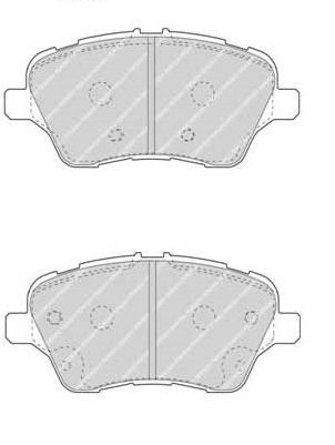 Tarox Bremsbeläge Vorderachse passend für Ford B-Max & Ford Fiesta Mk6