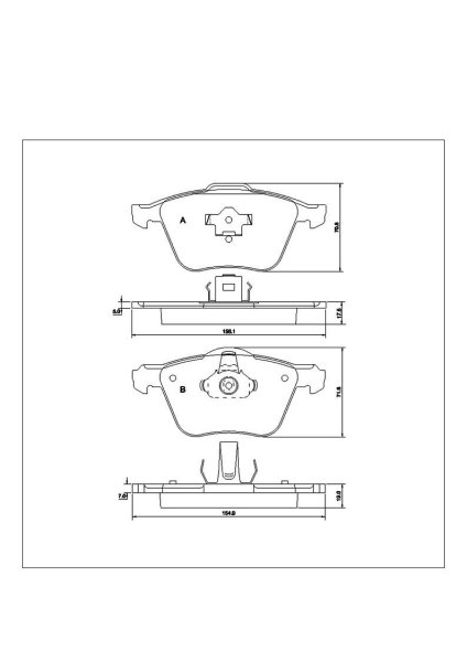 Tarox Bremsbeläge Vorderachse passend für Ford S-Max, Volvo V70, Volvo XC90