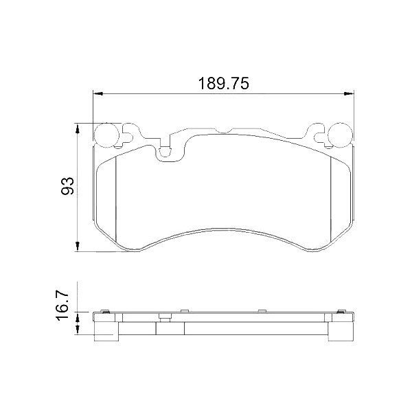 Tarox Bremsbeläge Vorderachse passend für Mercedes E-Klasse (W212/T212) E63 AMG (212.074)