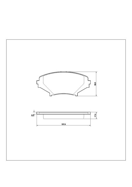 Tarox Bremsbeläge Hinterachse passend für Mazda RX8
