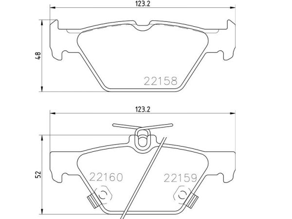Tarox Bremsbeläge Hinterachse passend für Subaru Forester, Subaru Impreza, Subaru XV
