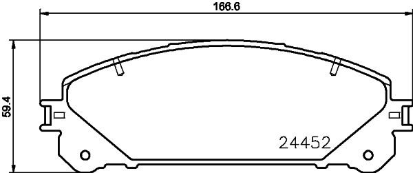 Tarox Bremsbeläge Vorderachse passend für Toyota Rav 4 MkIV