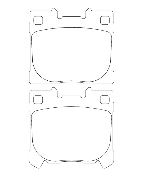 Tarox Bremsbeläge Hinterachse passend für Toyota GR Corolla, Toyota GR Yaris & Toyota Yaris Mk4