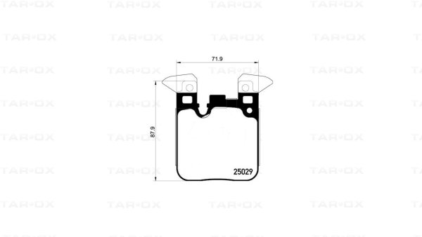 Tarox Bremsbeläge Vorderachse passend für BMW 3er Touring (F31) 335d xDrive