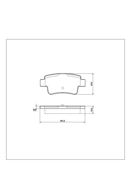 Tarox Bremsbeläge Hinterachse passend für Abarth Grande Punto, Fiat Grande Punto, Opel Corsa D, Vauxhall Corsa Mk3 (D)