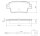 Tarox Bremsbeläge Hinterachse passend für Fiat Grande Punto, Fiat Punto Evo, Opel Adam, Vauxhall Corsa Mk4 €