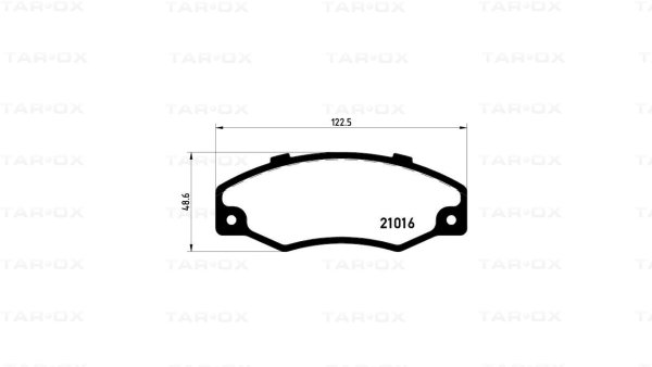 Tarox Bremsbeläge Vorderachse passend für Renault 21