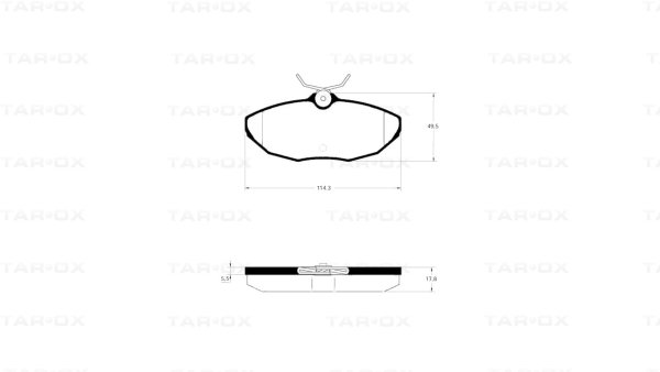 Tarox Bremsbeläge Hinterachse passend für Jaguar S-Type (X200)