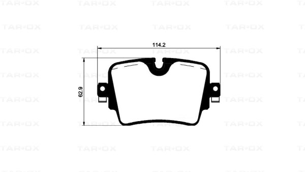 Tarox Bremsbeläge Hinterachse passend für Jaguar F-Type (X152)