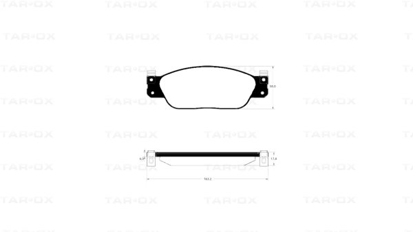 Tarox Bremsbeläge Vorderachse passend für Jaguar S-Type (X200)