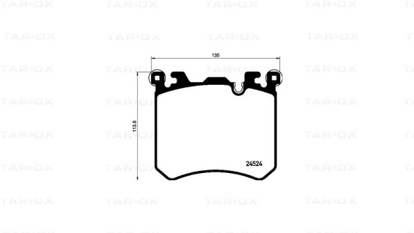 Tarox Bremsbeläge Vorderachse passend für BMW X5 (E70) & BMW X6 (E71)