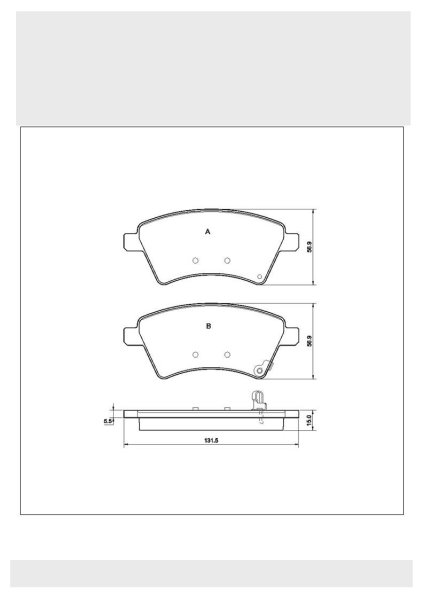 Tarox Bremsbeläge Vorderachse passend für Fiat Sedici & Suzuki SX
