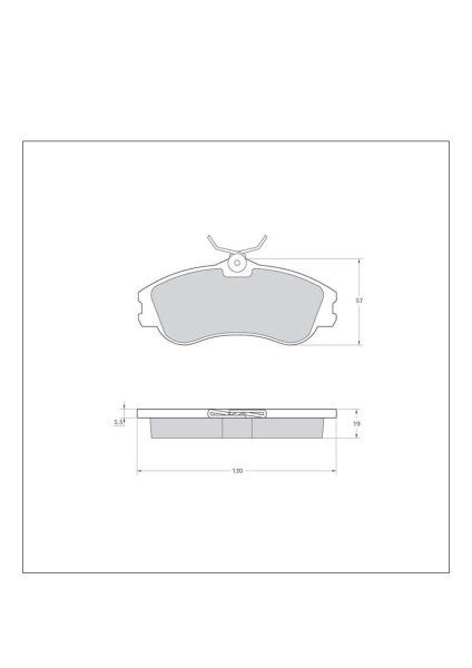 Tarox Bremsbeläge Vorderachse passend für Citroen Xsara & Peugeot 306, Peugeot 406, Peugeot 607