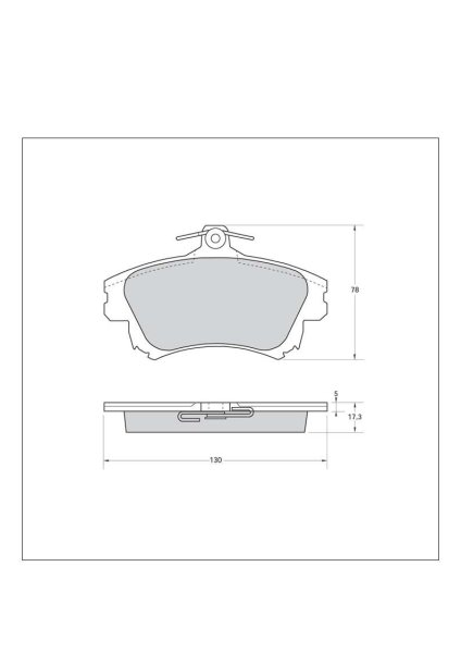 Tarox Bremsbeläge Vorderachse passend für Mitsubishi Colt & Volvo S40/V40