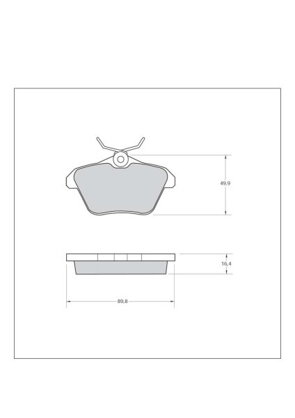Tarox Bremsbeläge Hinterachse passend für Alfa Romeo 164, Alfa Romeo 166 & Lancia Kappa (838)