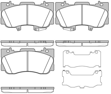 Tarox Bremsbeläge Vorderachse passend für Ford Mustang Mk