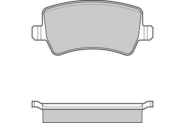 Tarox Bremsbeläge Hinterachse passend für Land Rover Evoque, Land Rover Freelander II & Volvo XC60