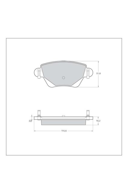 Tarox Bremsbeläge Hinterachse passend für Ford Mondeo & Jaguar X-Type