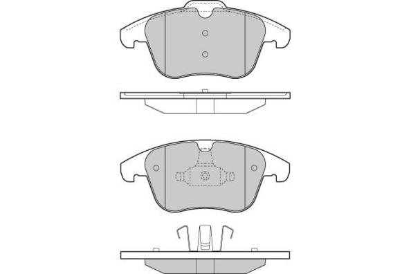 Tarox Bremsbeläge Vorderachse passend für Ford Galaxy III, Ford Mondeo, Ford S-Max, Jaguar XF, Jaguar XK, Land Rover Evoque, Land Rover Freelander, Volvo S60 II/V60, Volvo V70, Volvo XC70