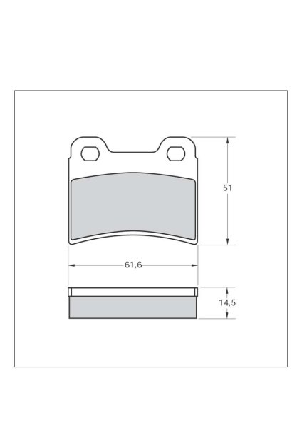 Tarox Bremsbeläge Hinterachse passend für Ford Escort Mk5