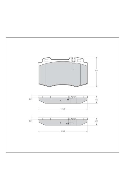 Tarox Bremsbeläge Vorderachse passend für Mercedes C-Klasse (W203/T203/C203), CL-Klasse (C215), CLK-Klasse (C209/A209), CLS-Klasse (C219), E-Klasse (W210/T210)(W211/T211), M-Klasse (W163), S-Klasse (W220), SL-Klasse (R230), SLK-Klasse (R170)(R171)