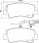 Tarox Bremsbeläge Hinterachse passend für Nissan NV400, Opel Movano B, Renault Master III, Renault Master Pro
