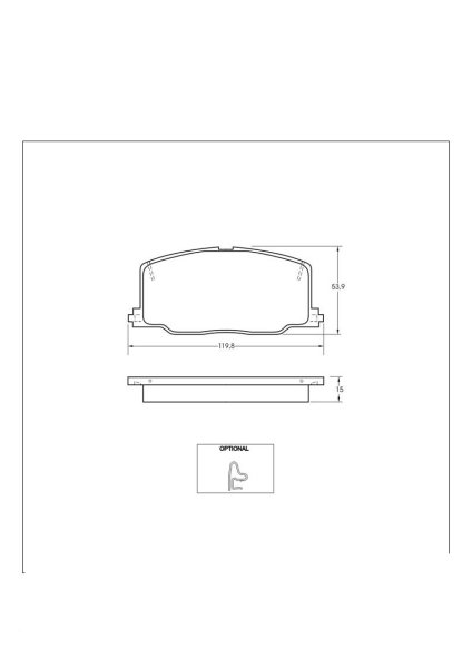 Tarox Bremsbeläge Vorderachse passend für Toyota Camry, Toyota Carina E, Toyota Celica, Toyota Corolla