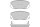 Tarox Bremsbeläge Vorderachse passend für Opel Insignia/Sport Tourer & Vauxhall Insignia/Sport Tourer