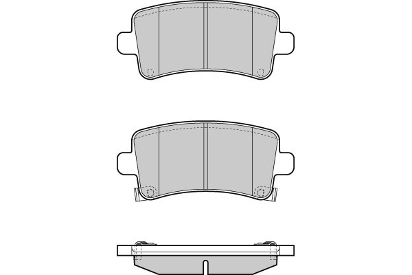 Tarox Bremsbeläge Hinterachse passend für Opel Insignia/Sport Tourer