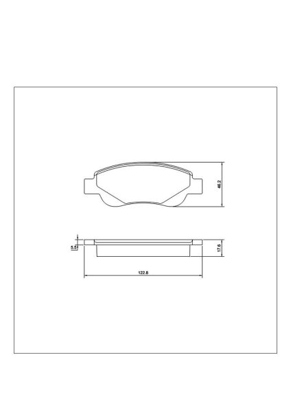 Tarox Bremsbeläge Vorderachse passend für Citroen C1, Peugeot 107 & Toyota Aygo