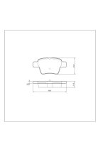 Tarox Bremsbeläge Hinterachse passend für...