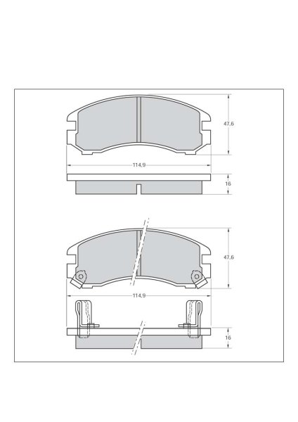 Tarox Bremsbeläge Vorderachse passend für Suzuki Swift (Cultus)