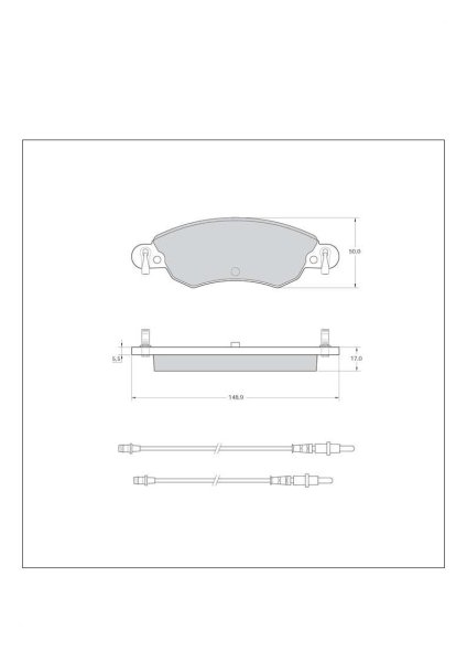 Tarox Bremsbeläge Vorderachse passend für Citroen C5