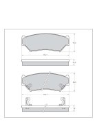 Tarox Bremsbeläge Vorderachse passend für...