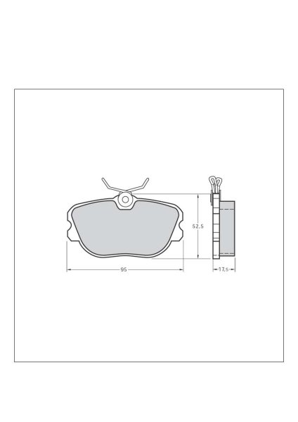Tarox Bremsbeläge Vorderachse passend für Saab 900 & Saab 9000