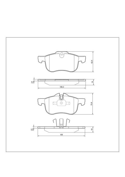 Tarox Bremsbeläge Vorderachse passend für Rover Group 75 & MG ZT