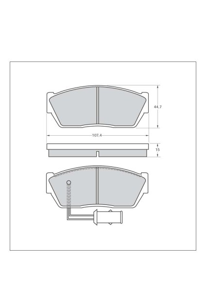 Tarox Bremsbeläge Vorderachse passend für Rover Group Metro & Rover Group MGF