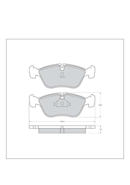 Tarox Bremsbeläge Vorderachse passend für Volvo 850, Volvo 940, Volvo 960, Volvo C70, Volvo S70/V70